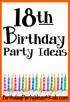 18th birthday party ideas