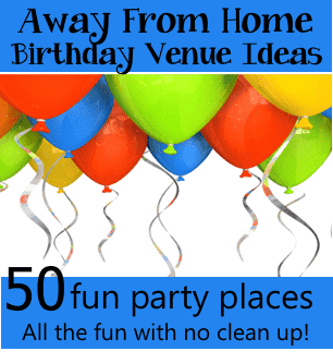 away from home party venues for places to have a fun party