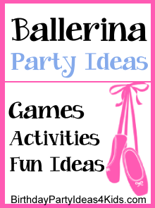 Ballerina Birthday Party Ideas