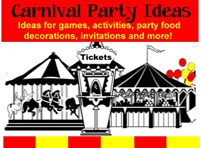 carnival birthday party theme ideas, games, activities