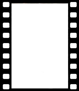 Film strip image for a movie party invitation