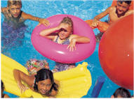 Kids in pool