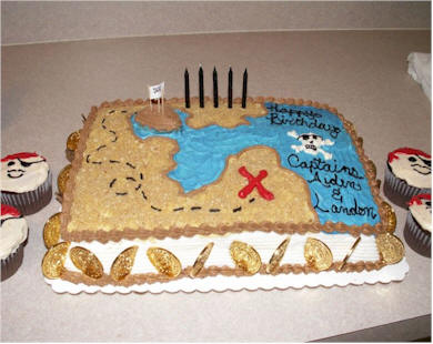 Childrenbirthday Party Games on We Found This Fun Treasure Island Cake On Cakecentral Com