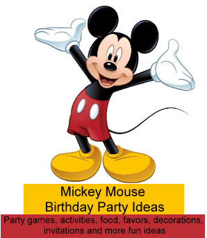 Kids Birthday Party Themes on Mickey Mouse Party Ideas   Birthday Party Ideas For Kids