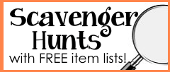 scavenger hunts with free lists