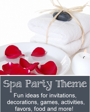 Spa party ideas