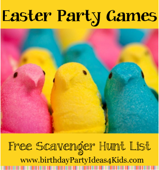 Spring party games for kids, tweens, teens and adults