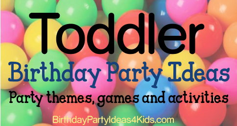 toddler birthday party colorful balls