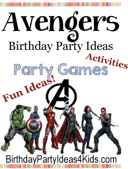 Avengers Birthday Party Ideas