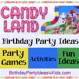 Candy Land game party theme ideas