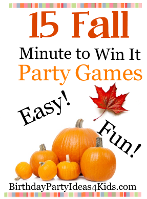 15 Fall Minute to Win It Games