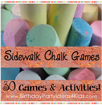 sidewalk chalk games