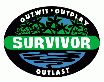 survivor logo for survivor theme birthday party invitations, decorations, goody bags